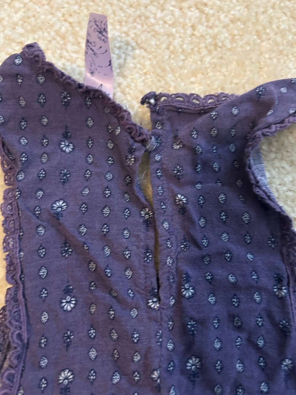 Purple Boho Tank - Picture 4 of 4